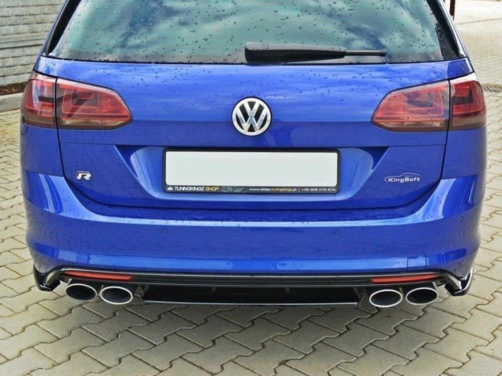 Maxton Design Central Rear Splitter VW Golf R Mk7 Estate