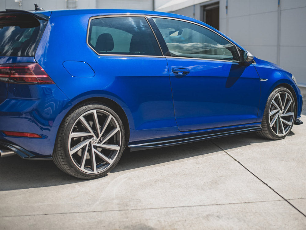 Maxton Design Side Skirts Diffusers V.4 Volkswagen Golf R / R-Line Mk7 Facelift