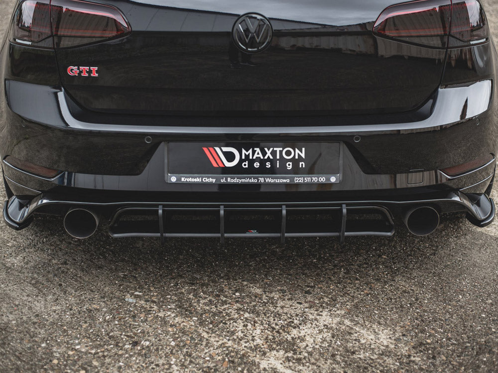 Maxton Design Street PRO Rear Diffuser VW Golf MK7.5 GTI TCR