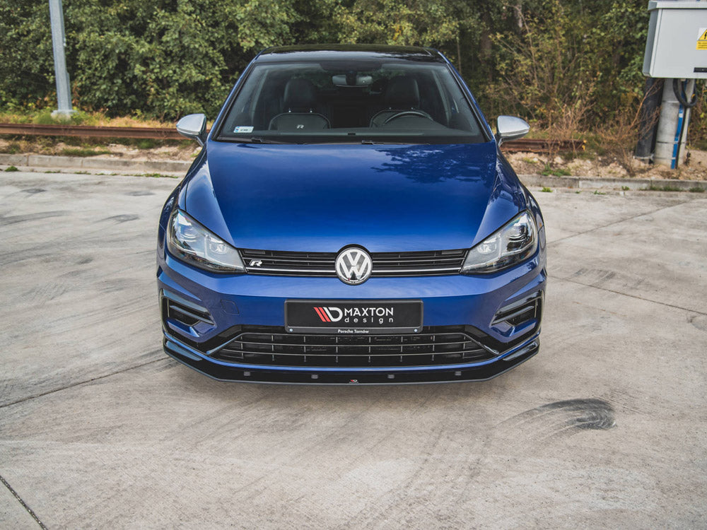 Maxton Design Street PRO Front Splitter Volkswagen Golf R / R-Line Mk7 Facelift