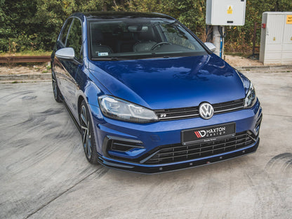 Maxton Design Street PRO Front Splitter Volkswagen Golf R / R-Line Mk7 Facelift