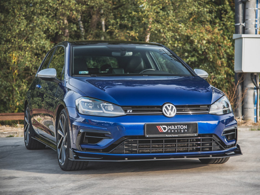 Maxton Design Street PRO Front Splitter V.2 Volkswagen Golf R / R-Line Mk7 Facelift