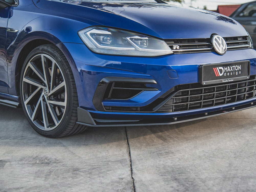 Maxton Design Street PRO Front Splitter V.2 Volkswagen Golf R / R-Line Mk7 Facelift