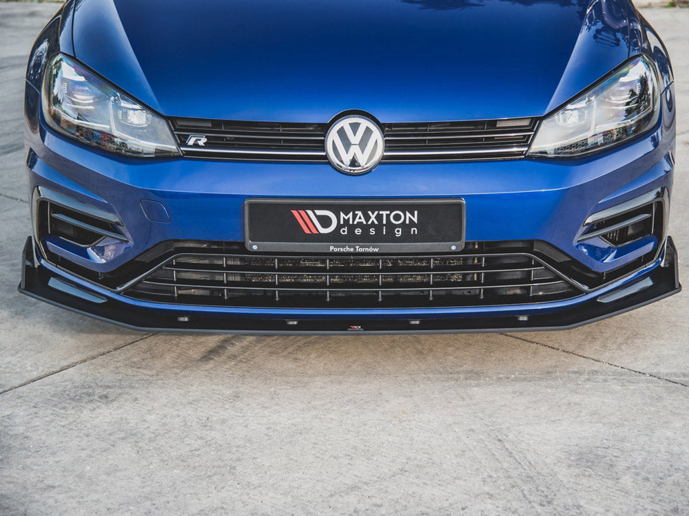 Maxton Design Street PRO Front Splitter V.2 Volkswagen Golf R / R-Line Mk7 Facelift