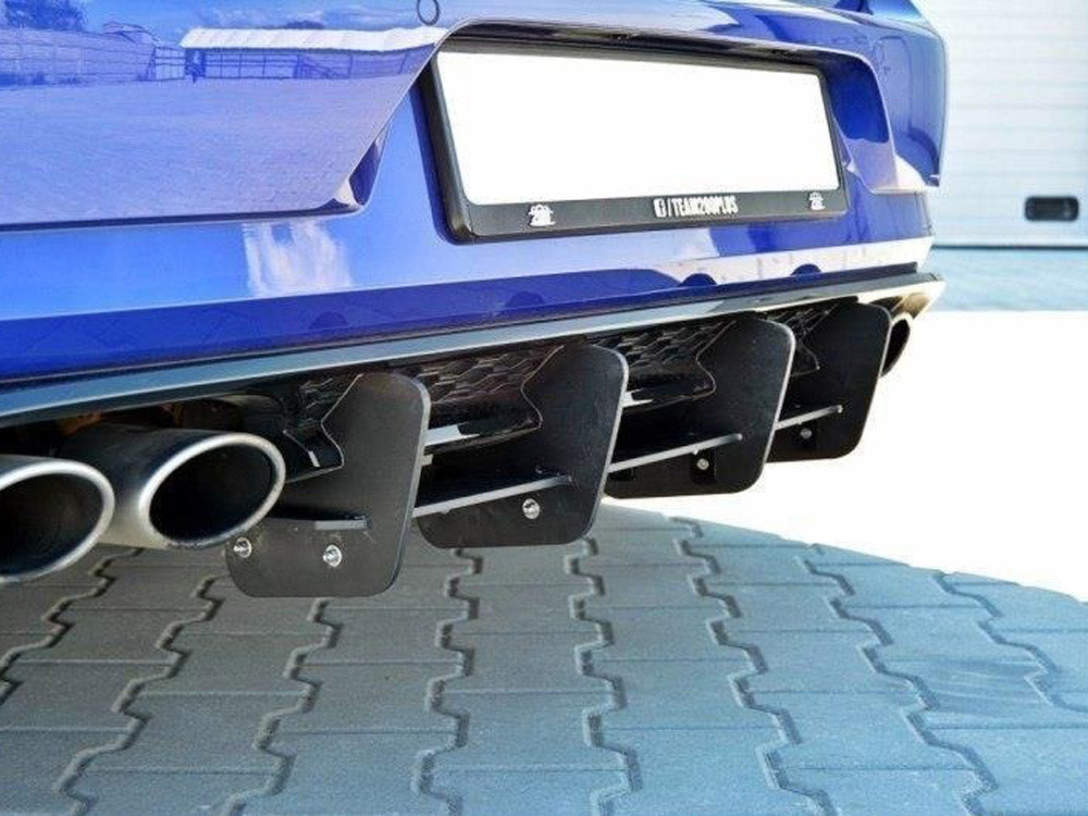 Maxton Design Rear Diffuser Volkswagen Golf R Mk7 Facelift