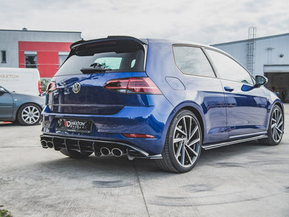 Maxton Design Street PRO Rear Side Splitters Volkswagen Golf R Mk7 Facelift
