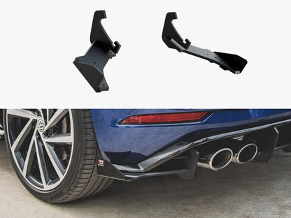 Maxton Design Street PRO Rear Side Splitters + Flaps Volkswagen Golf R Mk7 Facelift