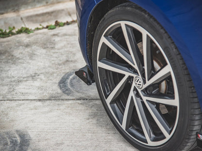 Maxton Design Street PRO Rear Side Splitters + Flaps Volkswagen Golf R Mk7 Facelift