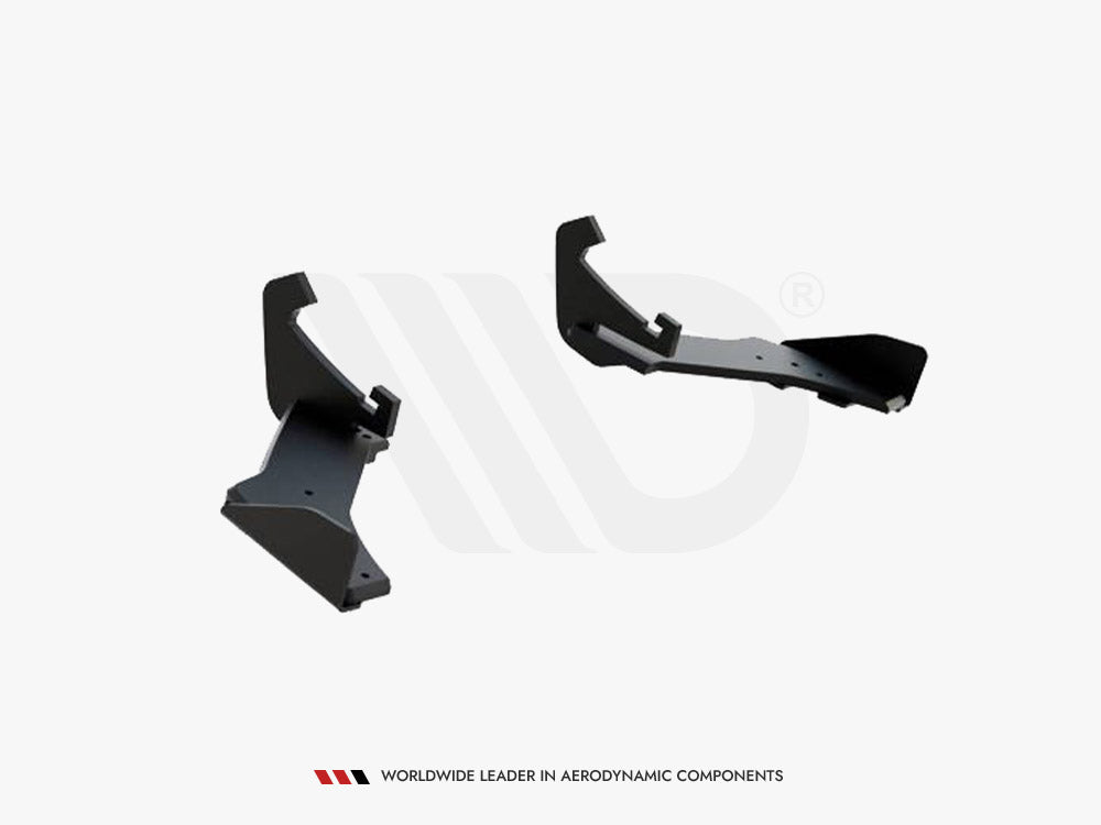 Maxton Design Street PRO Rear Side Splitters + Flaps Volkswagen Golf R Mk7 Facelift