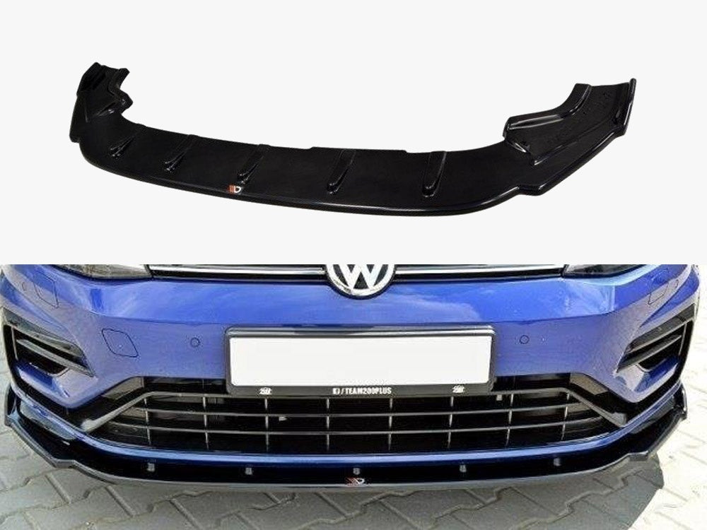 Maxton Design Front Splitter V.1 Volkswagen Golf R / R-Line Mk7 Facelift