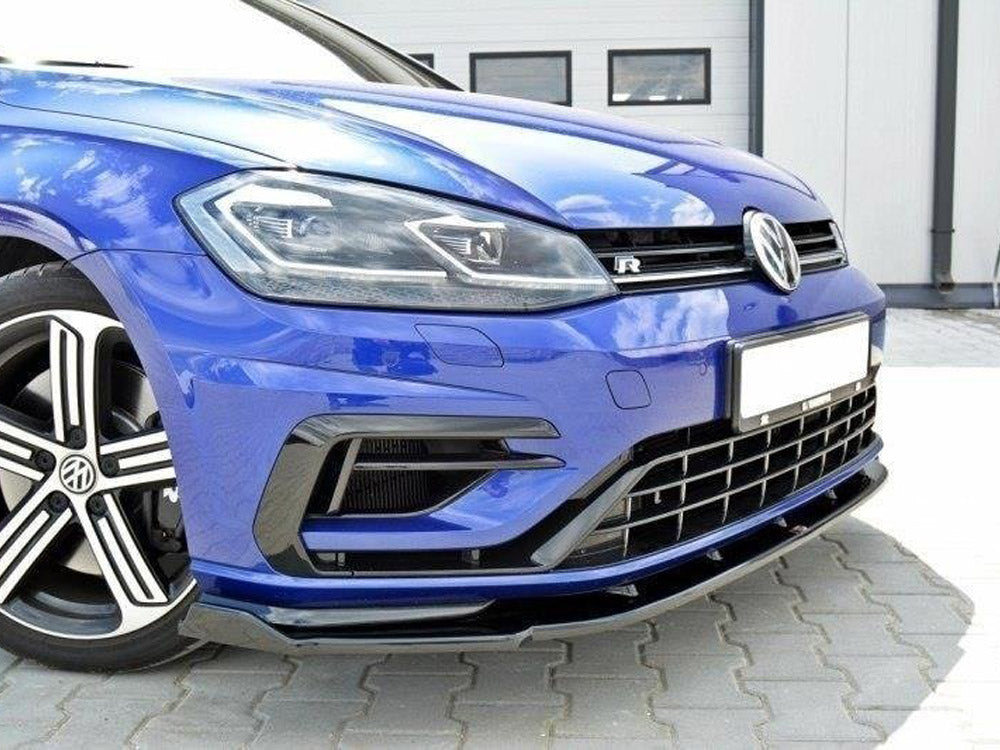 Maxton Design Front Splitter V.1 Volkswagen Golf R / R-Line Mk7 Facelift