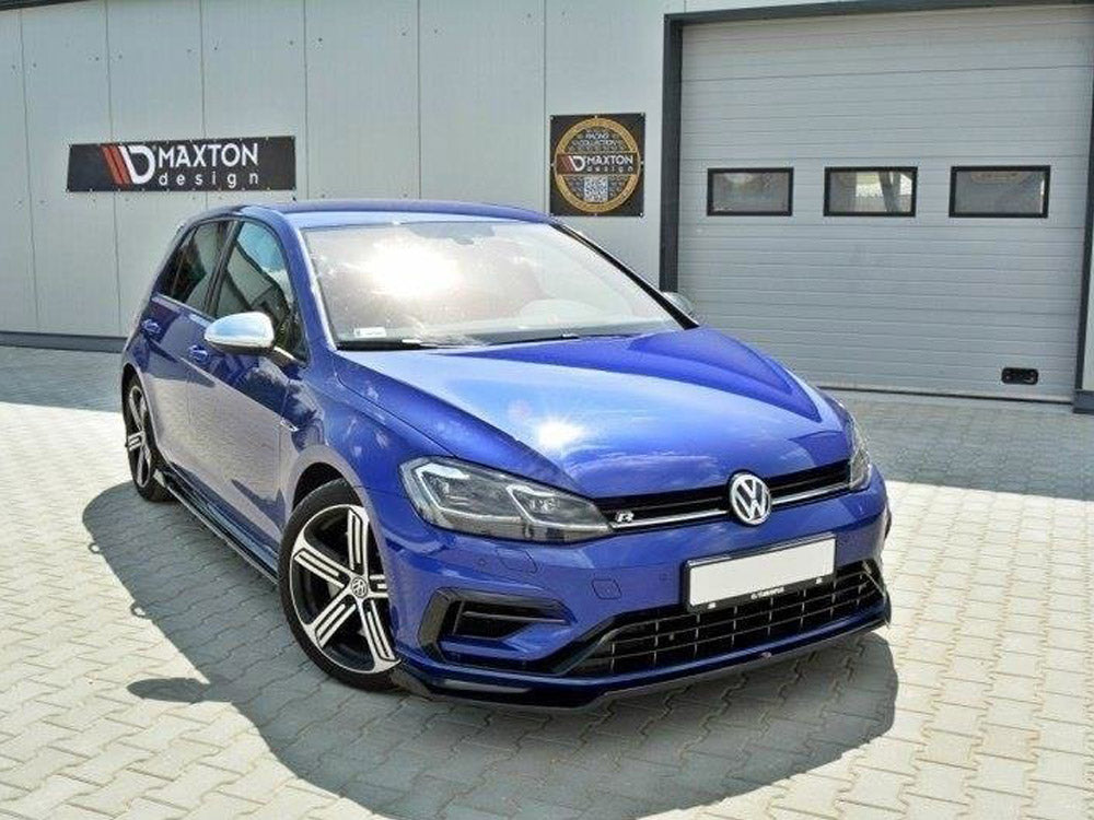 Maxton Design Front Splitter V.2 Volkswagen Golf R / R-Line Mk7 Facelift