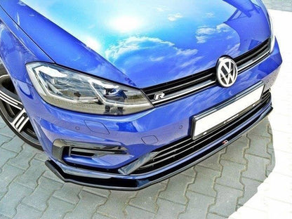 Maxton Design Front Splitter V.2 Volkswagen Golf R / R-Line Mk7 Facelift