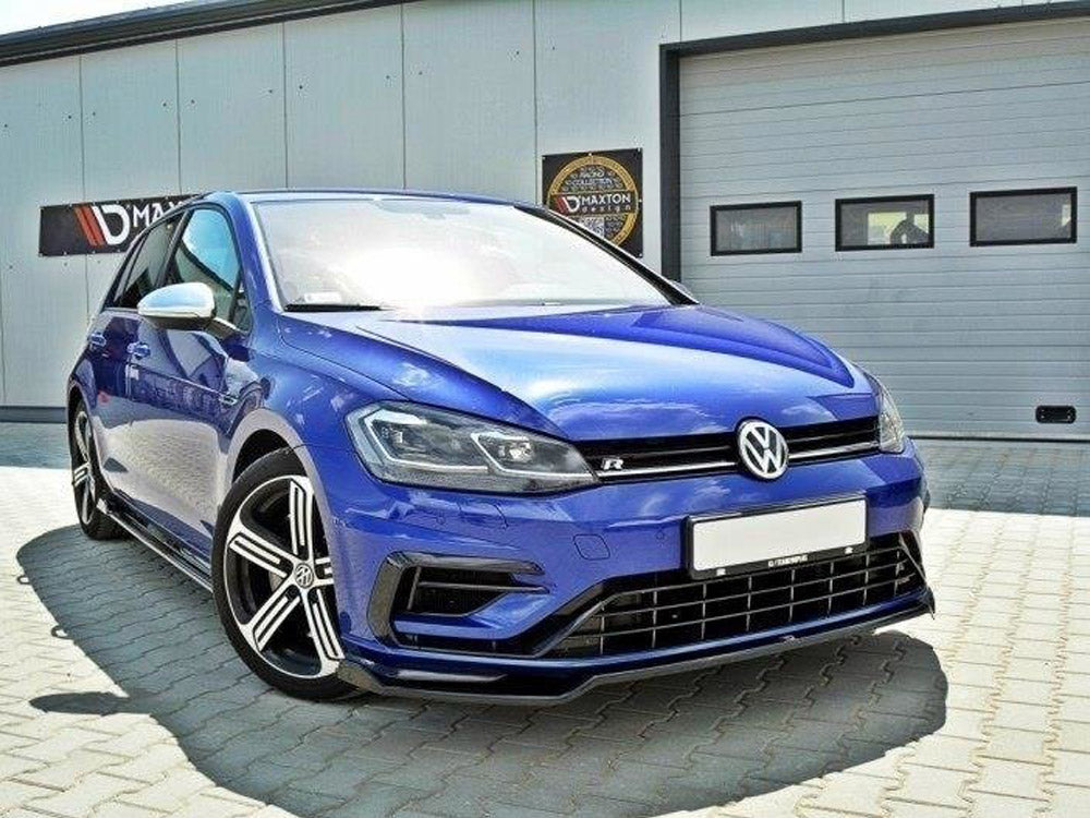 Maxton Design Front Splitter V.2 Volkswagen Golf R / R-Line Mk7 Facelift