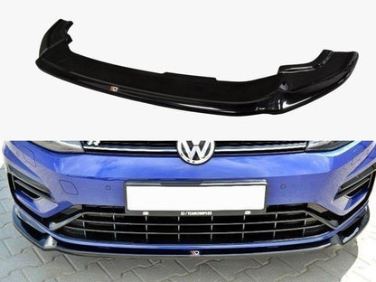 Maxton Design Front Splitter V.3 Volkswagen Golf R / R-Line Mk7 Facelift