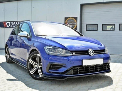 Maxton Design Front Splitter V.3 Volkswagen Golf R / R-Line Mk7 Facelift