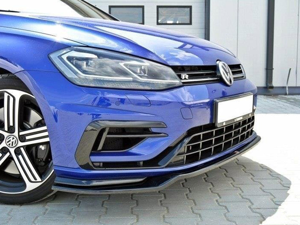 Maxton Design Front Splitter V.3 Volkswagen Golf R / R-Line Mk7 Facelift