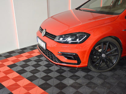 Maxton Design Front Splitter V.7 Volkswagen Golf R / R-Line Mk7 Facelift
