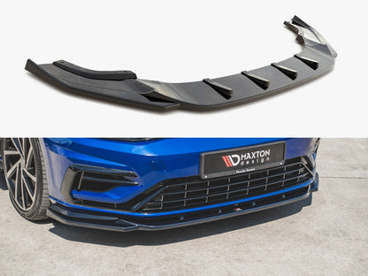 Maxton Design Front Splitter V.9 Volkswagen Golf R / R-Line Mk7 Facelift
