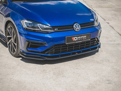 Maxton Design Front Splitter V.9 Volkswagen Golf R / R-Line Mk7 Facelift