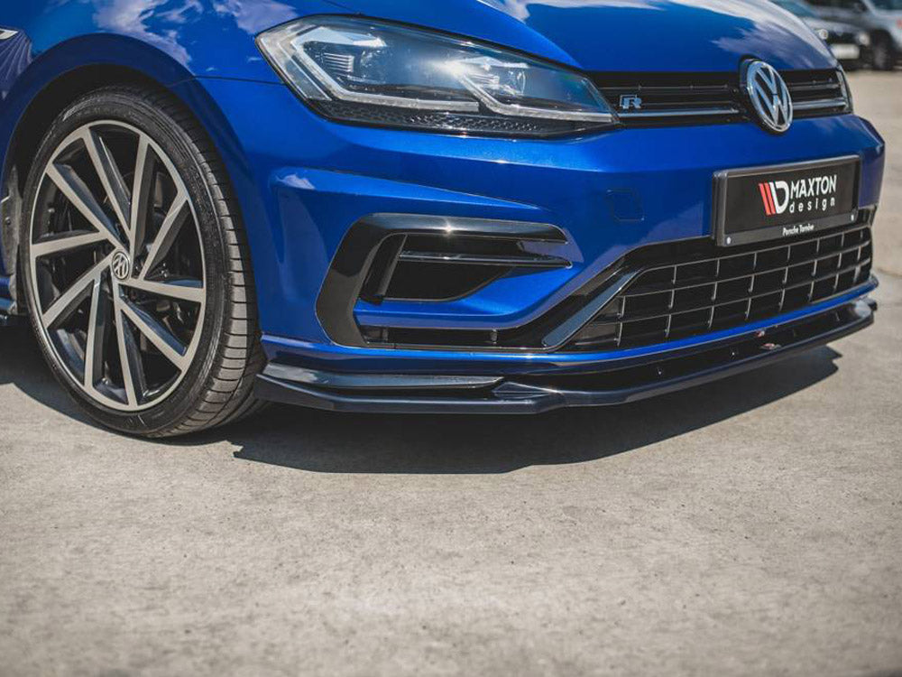 Maxton Design Front Splitter V.9 Volkswagen Golf R / R-Line Mk7 Facelift