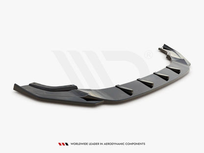 Maxton Design Front Splitter V.9 Volkswagen Golf R / R-Line Mk7 Facelift