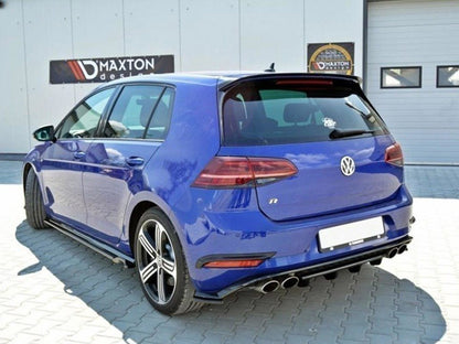 Maxton Design Rear Splitter Volkswagen Golf R / R-Line Hatchback Mk7 Facelift