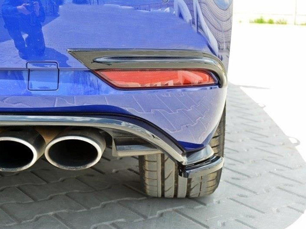 Maxton Design Rear Side Splitters Volkswagen Golf Hatchback R / R-Line Mk7 Facelift
