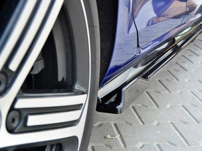Maxton Design Side Skirts Diffusers V.1 Volkswagen Golf R / R-Line Mk7 Facelift
