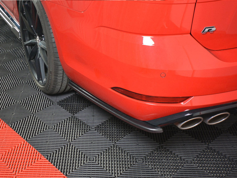 Maxton Design Rear Side Splitters V.1 VW Golf 7 R Variant Facelift