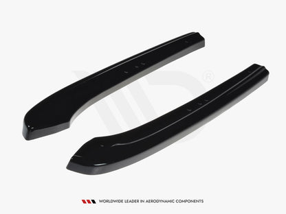 Maxton Design Rear Side Splitters V.1 VW Golf 7 R Variant Facelift - Carbon Look