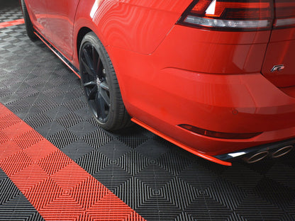 Maxton Design Rear Side Splitters V.2 VW Golf 7 R Variant Facelift