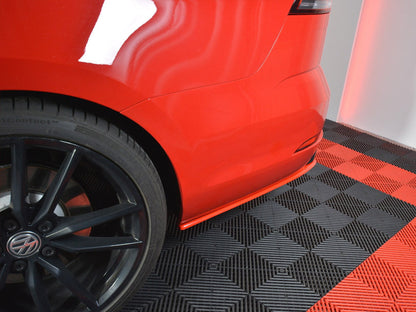 Maxton Design Rear Side Splitters V.2 VW Golf 7 R Variant Facelift
