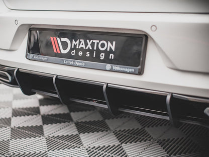 Maxton Design Street PRO Rear Diffuser VW Golf R-Line Mk7 Facelift