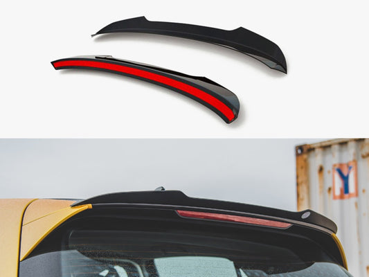 Maxton Design Spoiler CAP V.1 Volkswagen Golf Mk8 - Carbon Look