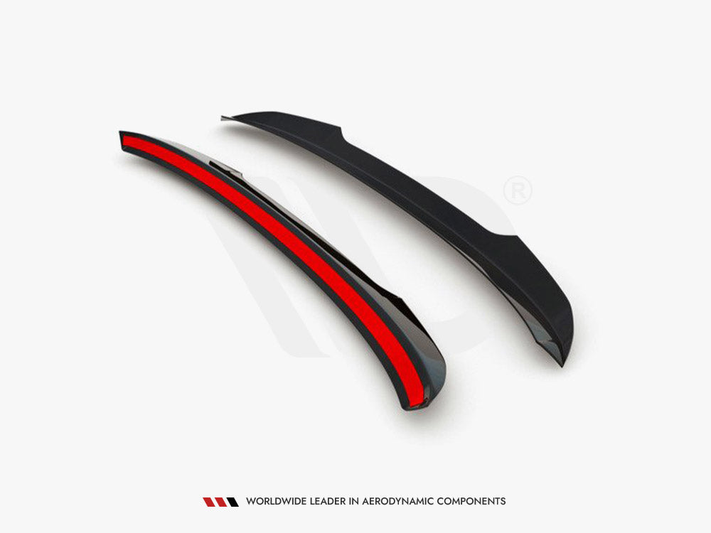 Maxton Design Spoiler CAP V.1 Volkswagen Golf Mk8 - Carbon Look
