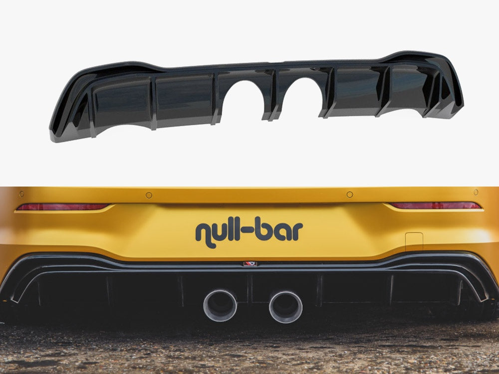 Maxton Design Rear Valance VW Golf Mk8 (R32 Look) - Textured