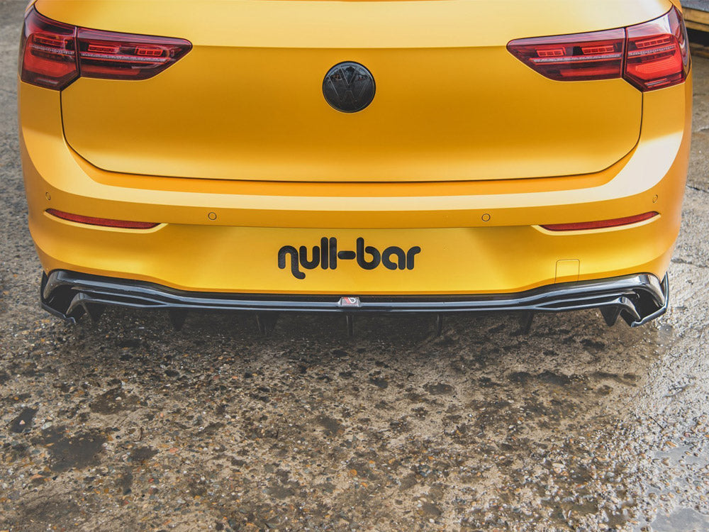 Maxton Design Rear Side Splitters VW Golf MK8 (2020-) - Textured