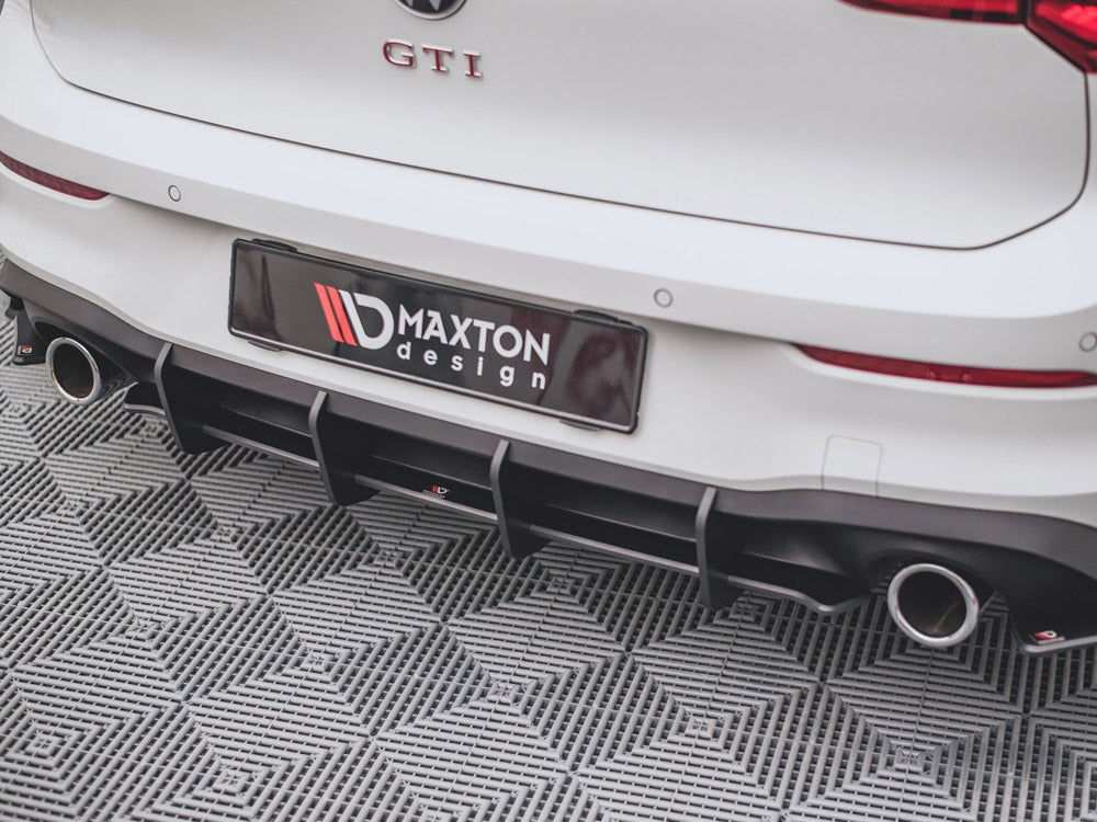 Maxton Design Street PRO Rear Diffuser V.1 VW Golf 8 GTI