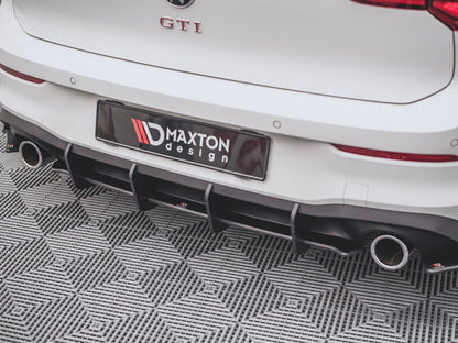 Maxton Design Street PRO Rear Diffuser V.1 VW Golf 8 GTI