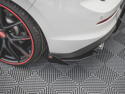 Maxton Design Street Pro Rear Side Splitters + Flaps Volkswagen Golf GTI / GTE / R-Line Mk8