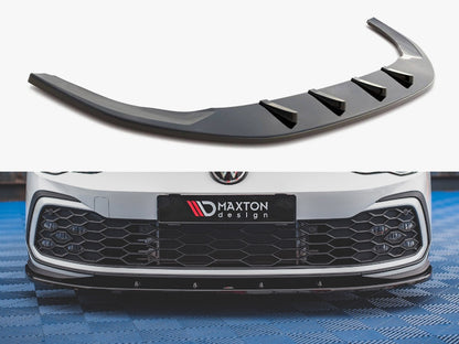 Maxton Design Front Splitter V.1 Volkswagen Golf GTI / GTE / GTD / R-Line Mk8