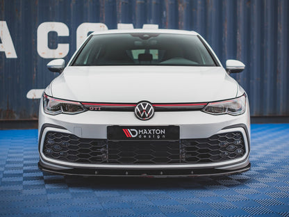 Maxton Design Front Splitter V.1 Volkswagen Golf GTI / GTE / GTD / R-Line Mk8