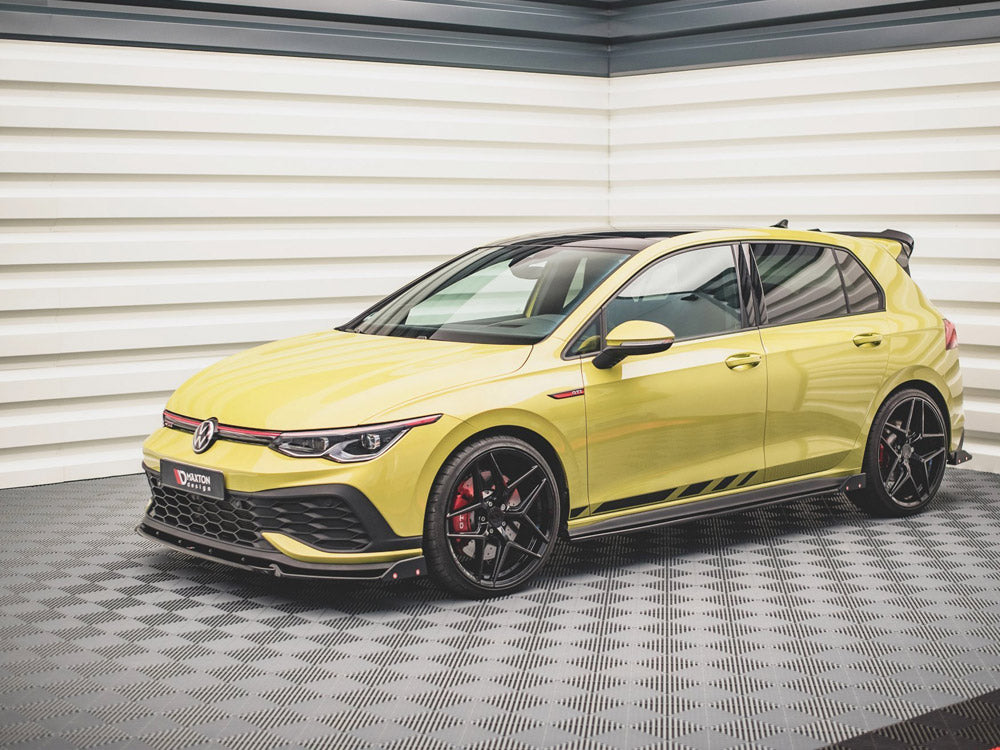 Maxton Design Side Skirts Diffusers V.2 + Flaps Volkswagen Golf GTI / GTE / GTI Clubsport / GTD / R-Line Mk8
