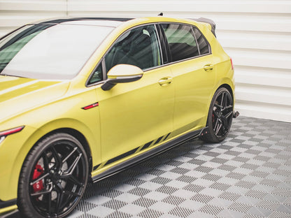 Maxton Design Side Skirts Diffusers V.2 + Flaps Volkswagen Golf GTI / GTE / GTI Clubsport / GTD / R-Line Mk8