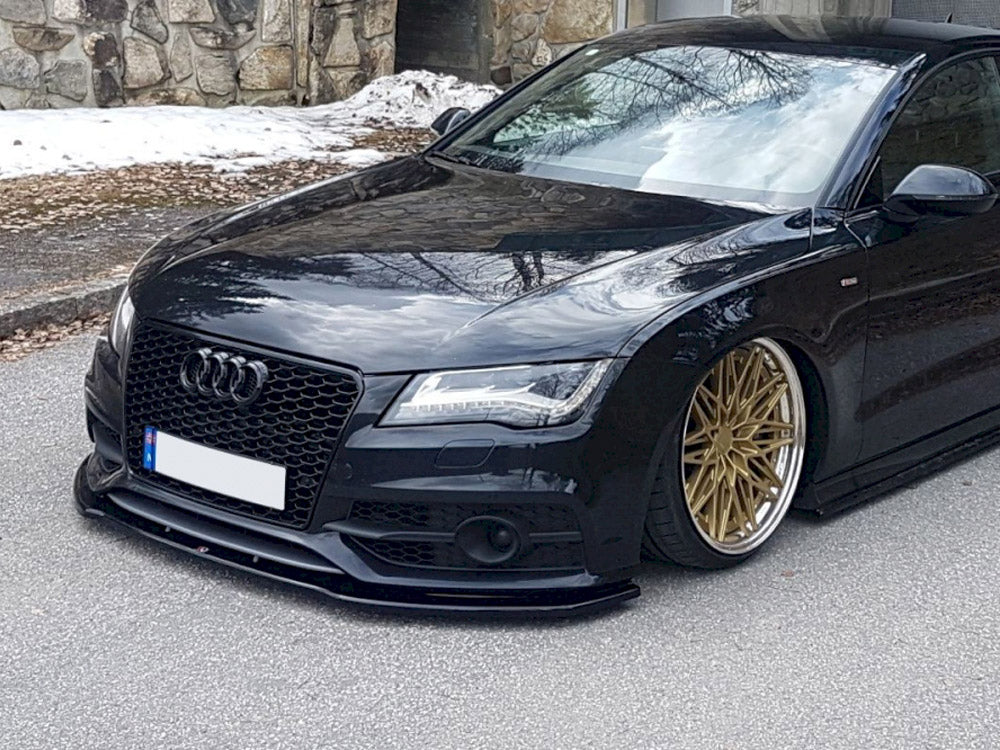Maxton Design Front Splitter V.2 Audi S7 / A7 S-line C7 (2010-2014)