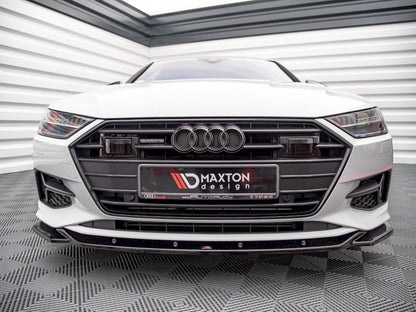 Maxton Design Front Splitter  V.1 Audi A7 C8