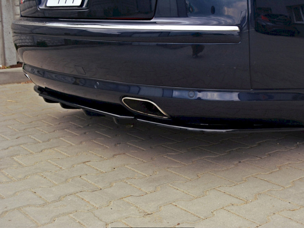 Maxton Design Central Rear Splitter (Vertical Bars) Audi S8 D3 (2006-2010)