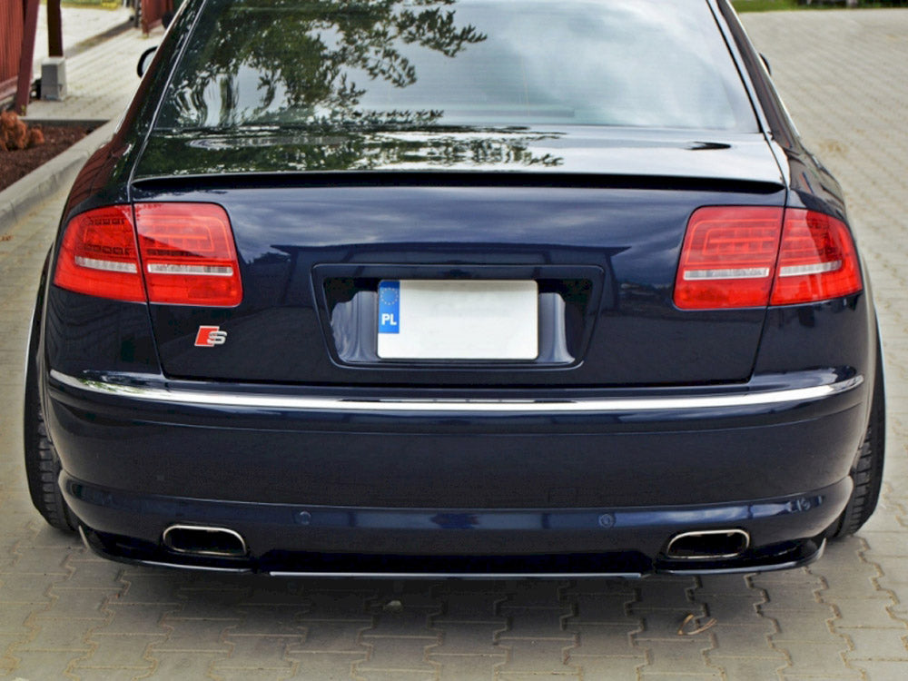 Maxton Design Central Rear Splitter (Vertical Bars) Audi S8 D3 (2006-2010)