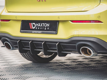 Maxton Design Street PRO Rear Diffuser V.1 VW Golf 8 GTI Clubsport